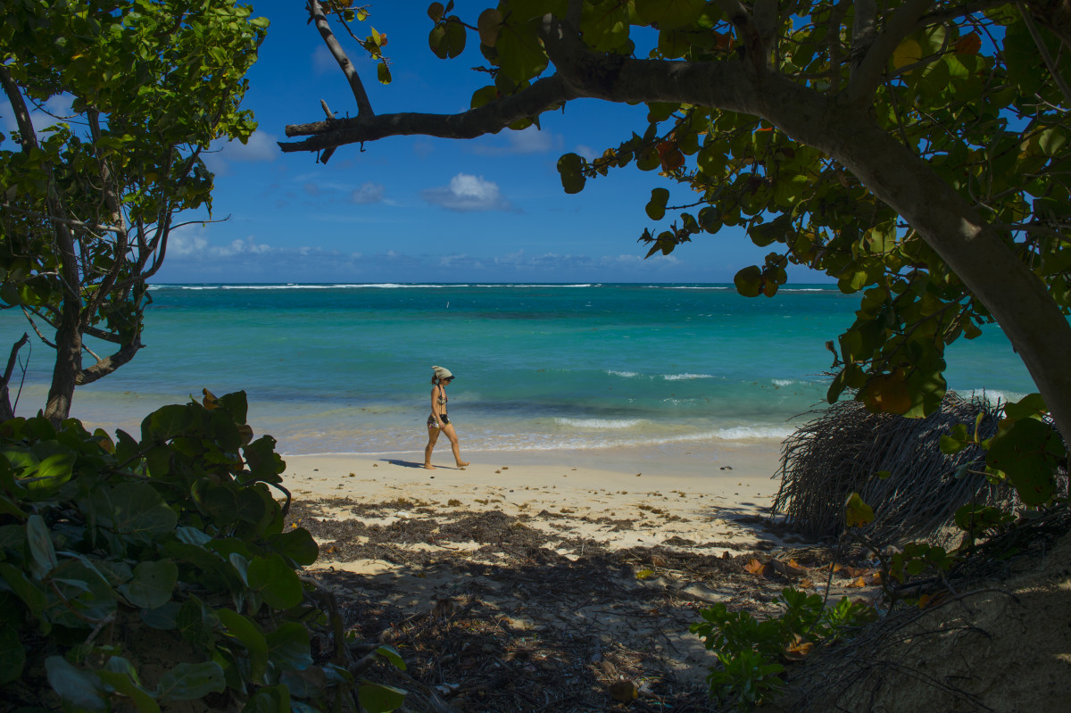 Flamenco Beach. 
